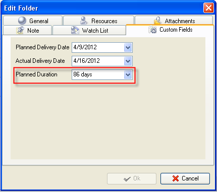 End Timeliness Per Project