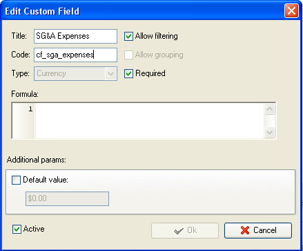 formula operating income