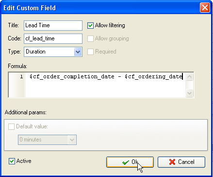 total lead time formula